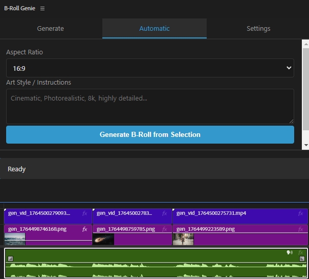 Select Your Narration Audio